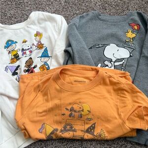 Abercrombie Kids etc Peanuts bundle size 8